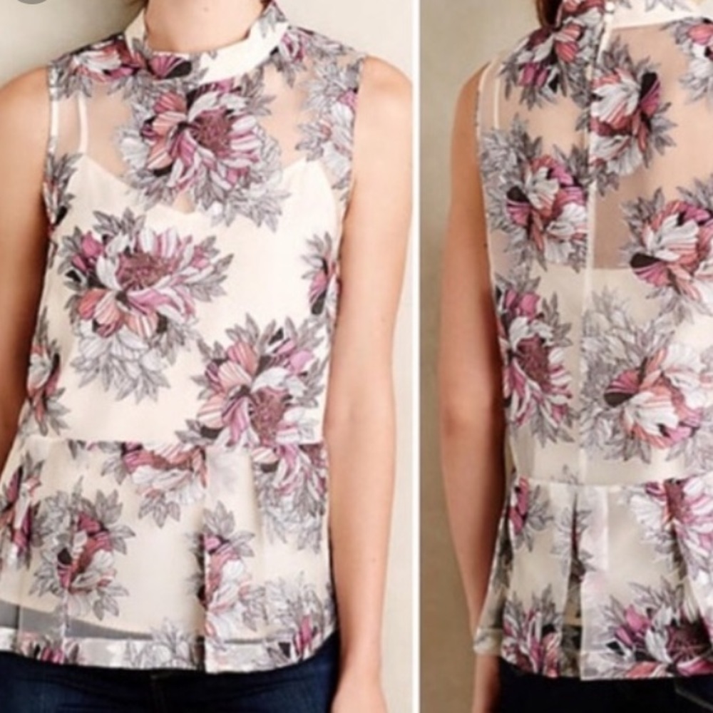 Moulinette Soeurs Peplum Blouse